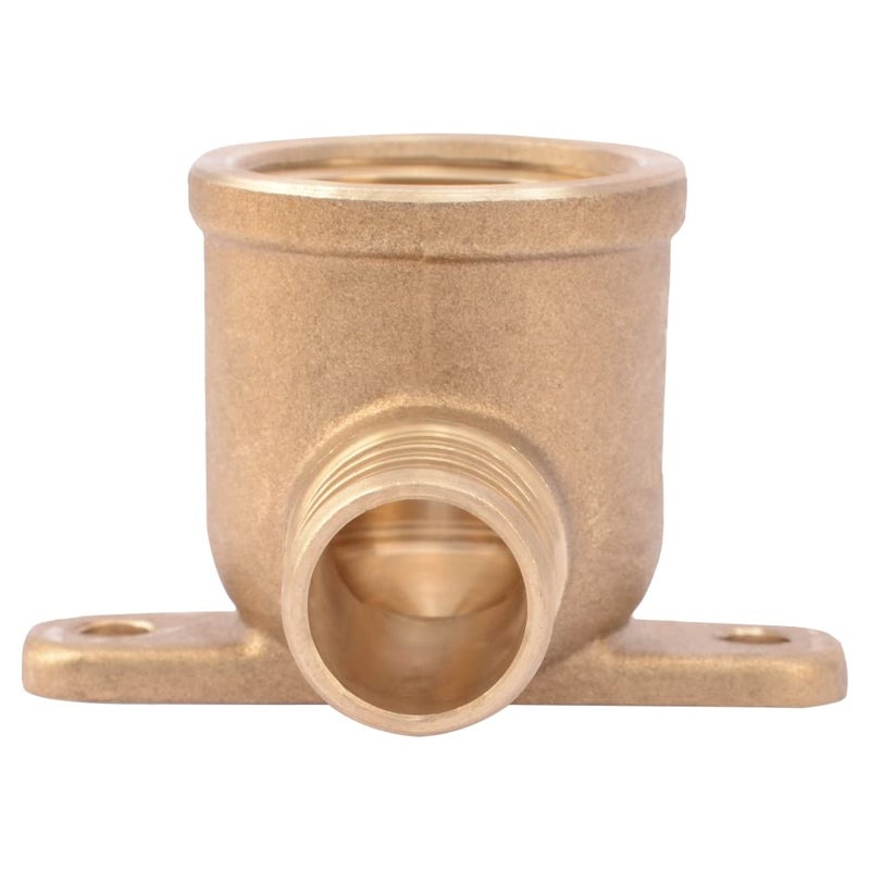 SharkBite 3/4 PEX Pipe x 3/4 Inch FNPT Crimp 90 Degree Drop Ear Elbow, Brass Plumbing Fitting, PEX Pipe, PE-RT, UC340LFA - Image 2